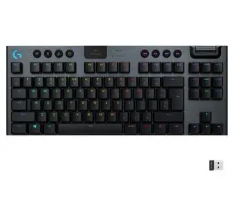 Klawiatura mechaniczna Logitech G915 TKL LIGHTSPEED GL Linear Czarny