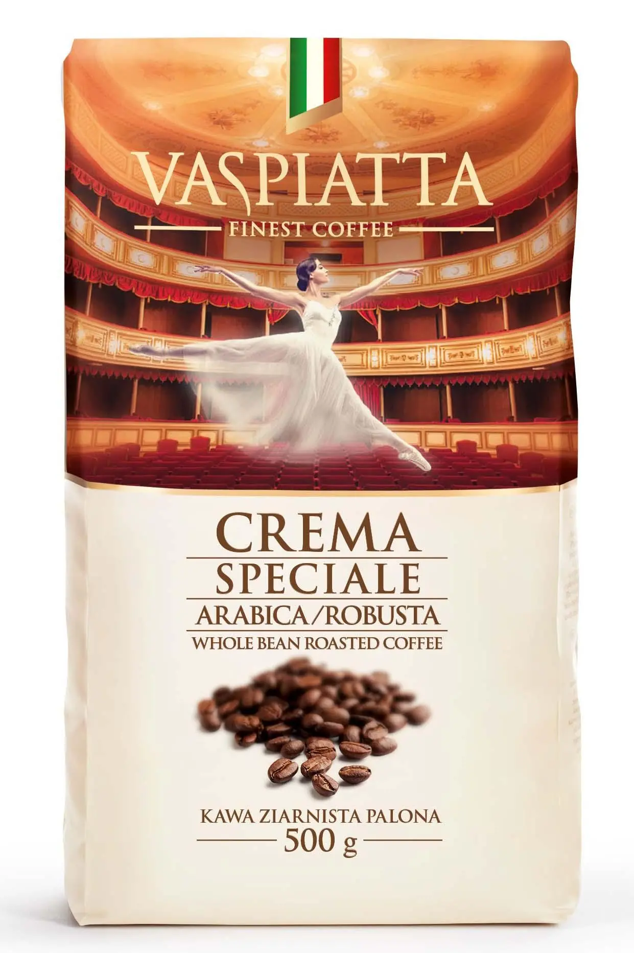 Kawa ziarnista Vaspiatta Crema Speciale 500g
