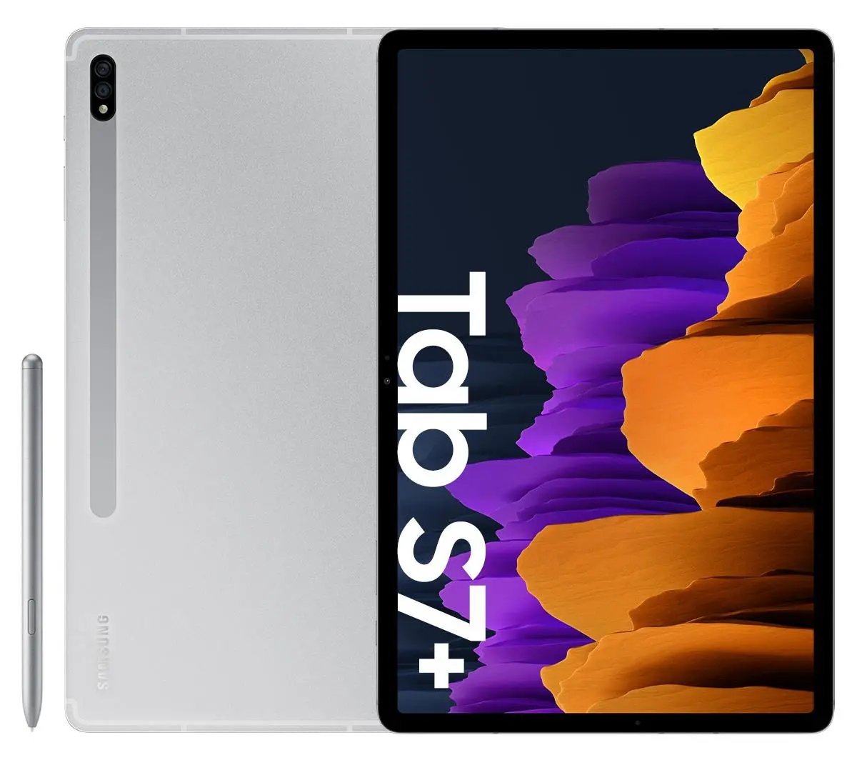 Tablet Samsung Galaxy Tab S7+ 12,4 SM-T970 12,4" 6/128GB Wi-Fi Srebrny