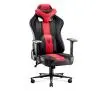 Fotel Diablo Chairs X-Player 2.0 King Size Gamingowy do 160kg Skóra ECO Tkanina Karmazynowo-antracytowy