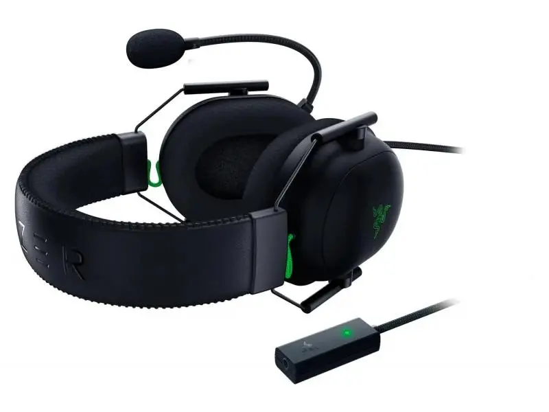 Słuchawki przewodowe z mikrofonem Razer BlackShark V2 Nauszne Czarny