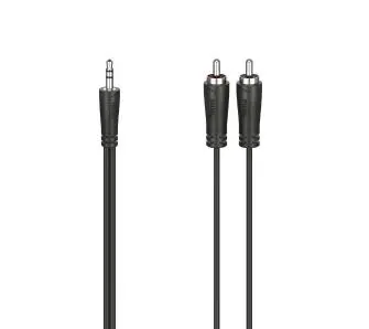 Kabel  audio Hama 1122296 3m Czarny