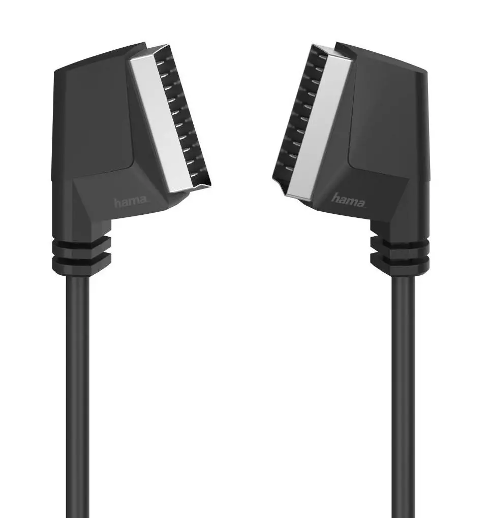 Kabel Euro Hama 1122140 SCART 1,5m Czarny