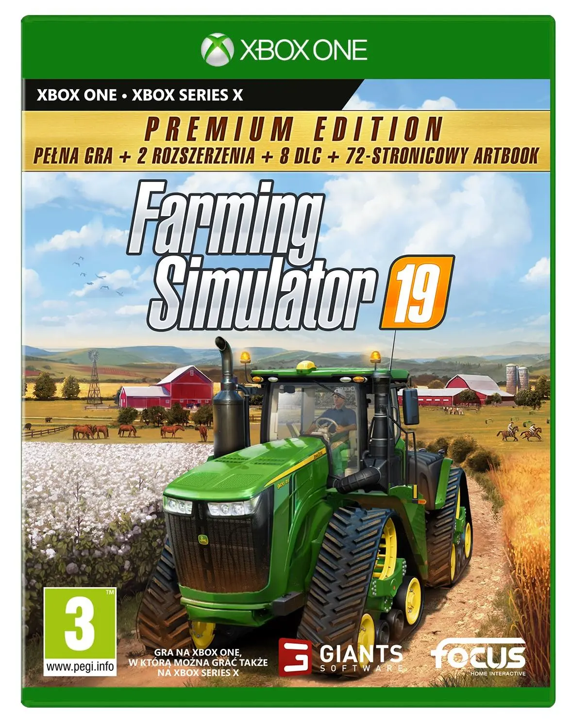 Farming Simulator 19 Edycja Premium Gra na Xbox One (Kompatybilna z Xbox Series X)