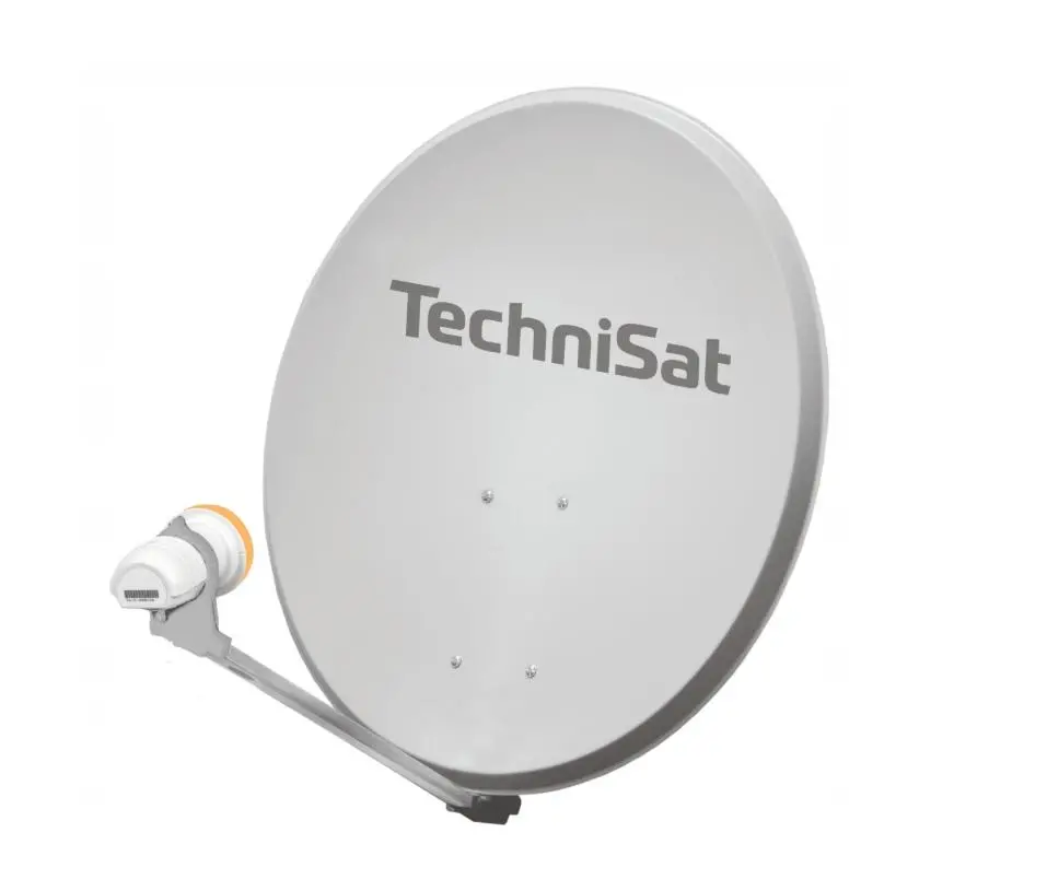 Czasza anteny satelitarnej TechniSat 1080/0011 TechniDish 80 Mocowanie AZ/EL Konwerter Single Beżowy