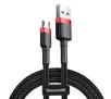 Kabel Baseus Micro USB  Cafule 1.5A 2m Czerwono-czarny