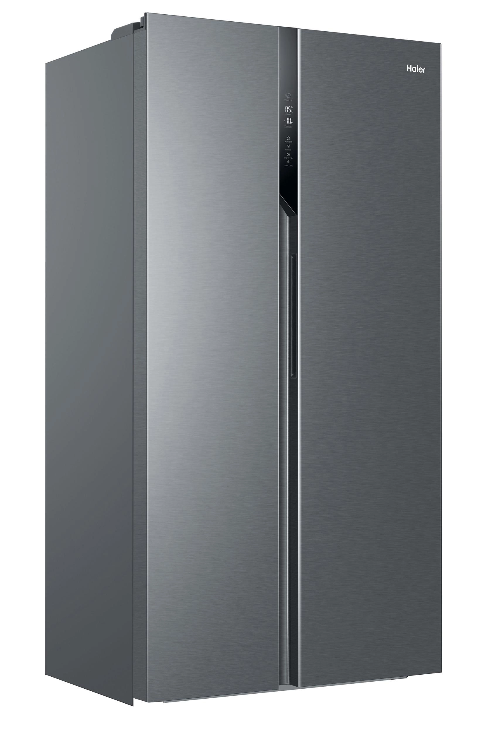 Lodówka Haier HSR3918ENPG Pełny No Frost 177,5cm Grafitowa stal