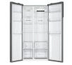 Lodówka Haier HSR3918ENPG Pełny No Frost 177,5cm Grafitowa stal