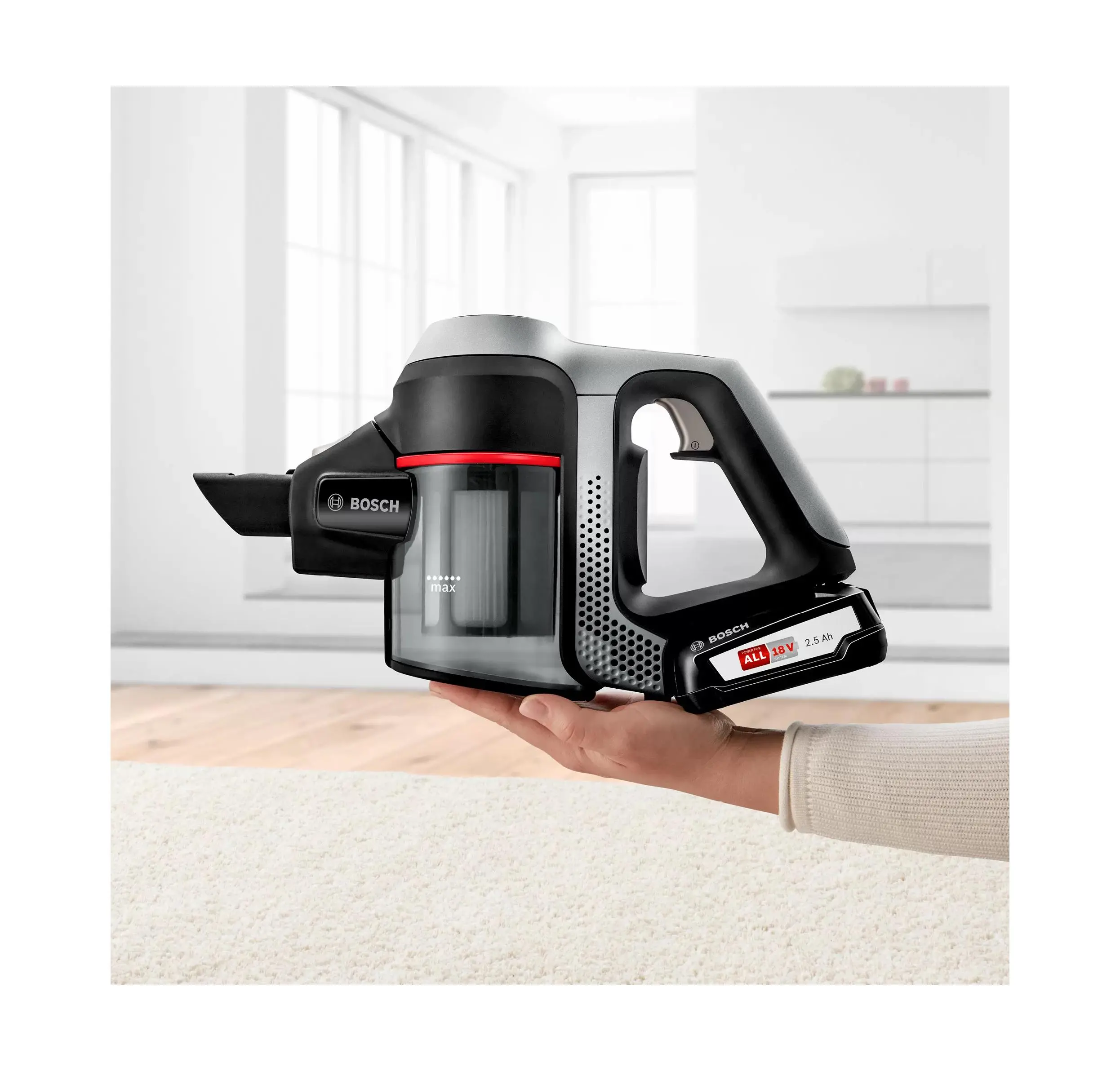 Odkurzacz Bosch Unlimited Serie 6 BCS612KA2 60min Wymienny akumulator