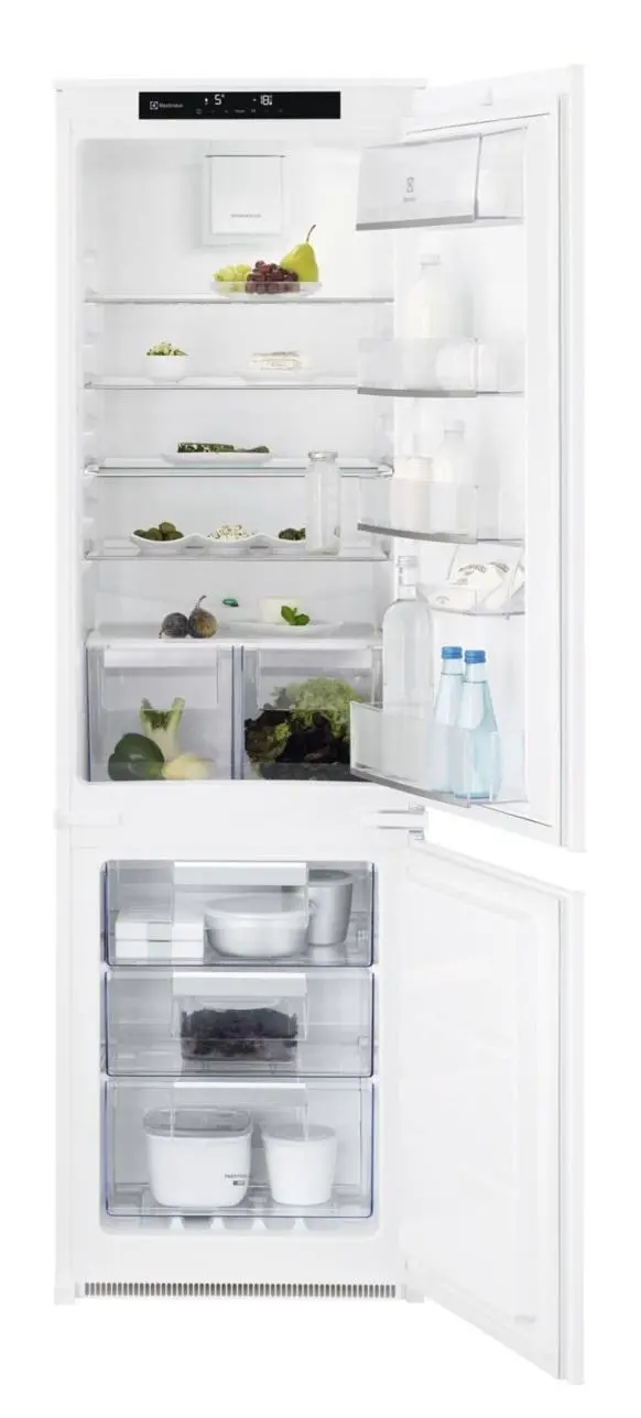 Lodówka Electrolux LNT7TF18S Zamrażarka No Frost 177,2cm Szuflada z kontrolą wilgotności