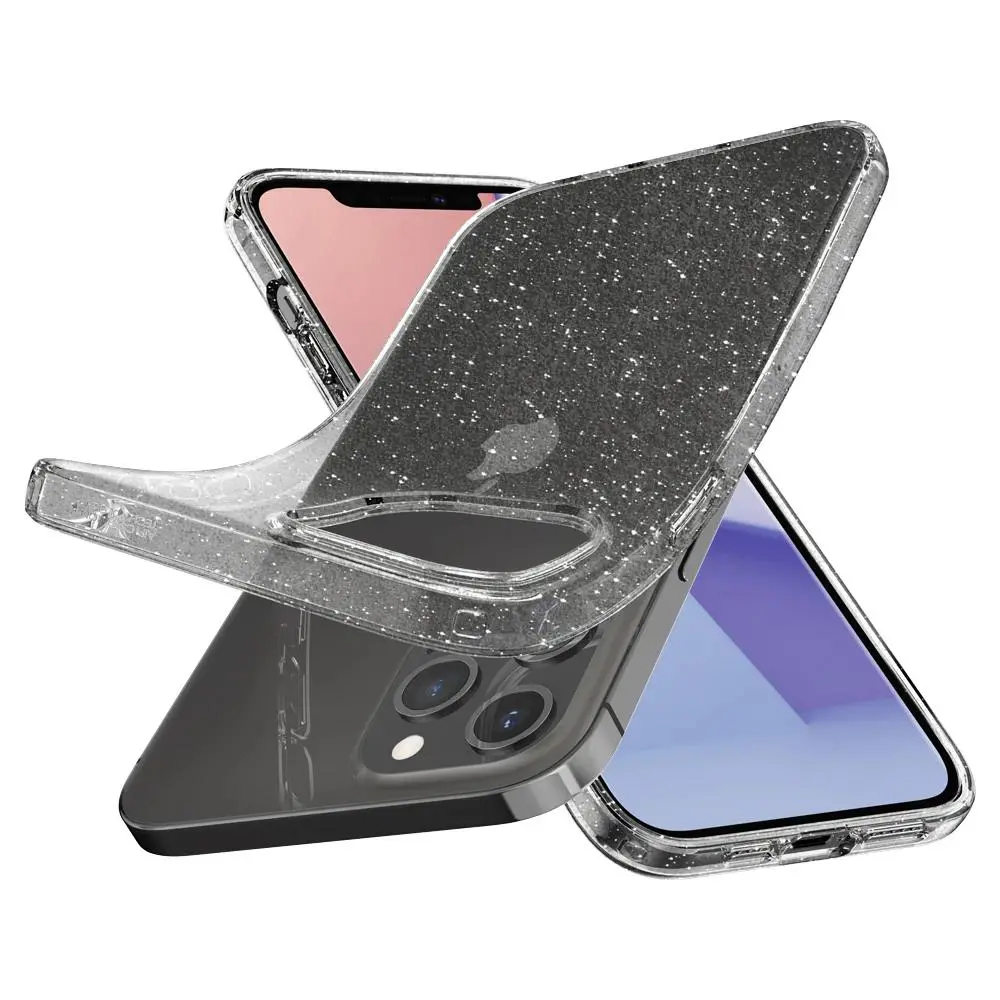 Etui Spigen Liquid Crystal Glitter ACS01614 do iPhone 12 Pro Max crystal quartz