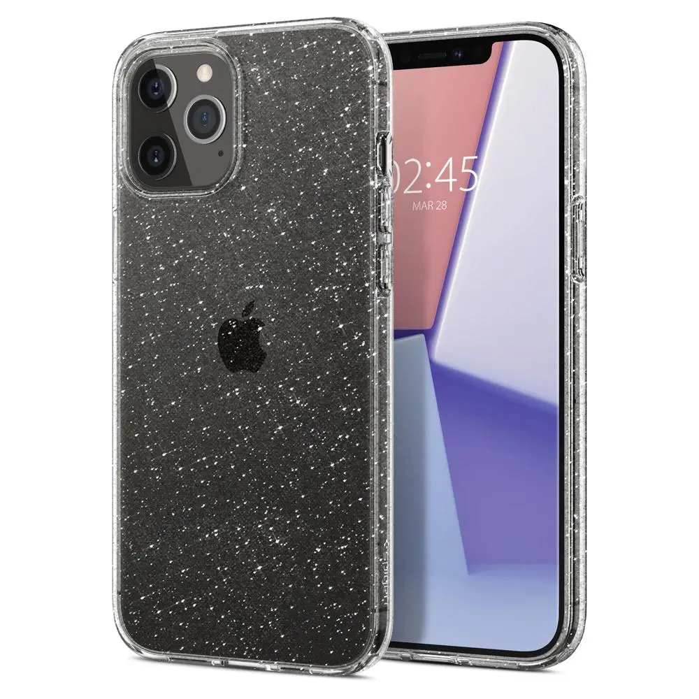 Etui Spigen Liquid Crystal Glitter ACS01614 do iPhone 12 Pro Max crystal quartz