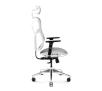 Fotel Diablo Chairs V-Basic  Normal Size Biurowy do 150kg Tkanina Biało-szary