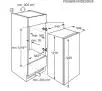 Lodówka Electrolux LFB3AF12S 121,8cm Szuflada z kontrolą wilgotności