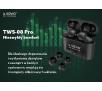 Słuchawki bezprzewodowe Savio TWS-08 PRO Dokanałowe Bluetooth 5.0