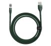 Kabel Baseus magnetyczny USB - USB-C Zinc 5A 1m Zielony