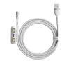 Kabel Baseus Fast 4w1 USB do USB-C / Lightning / Micro 5A 1m (biały)