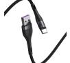 Kabel Baseus magnetyczny USB do USB-C Zinc 5A 1m szaro-Czarny