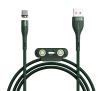 Kabel Baseus Fast 4w1 USB do USB-C / Lightning / Micro 3A 1m (zielony)