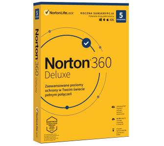 Antywirus Norton 360 Deluxe 50GB 5 Urządzeń/1 Rok