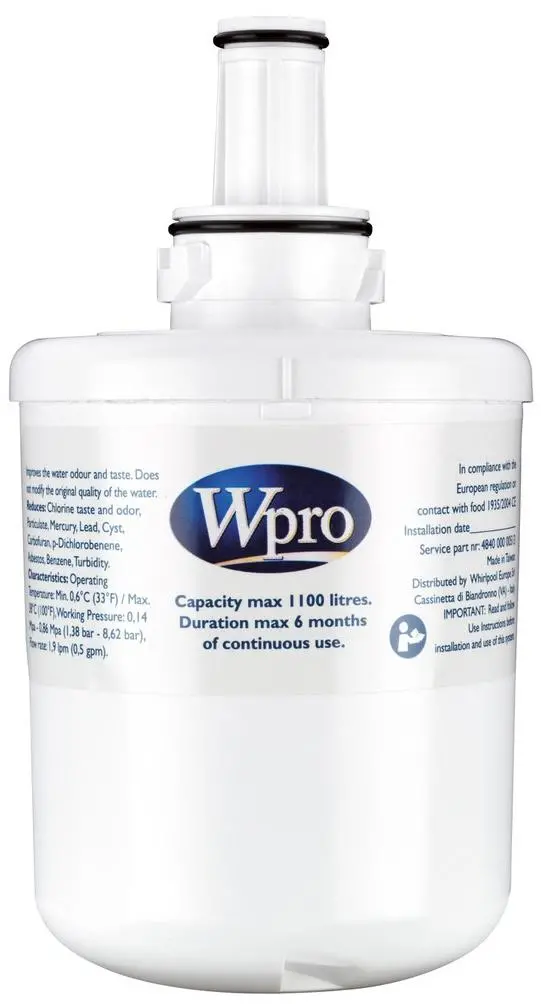 Filtr wody do lodówki Wpro z dystrybutorem wody 8213