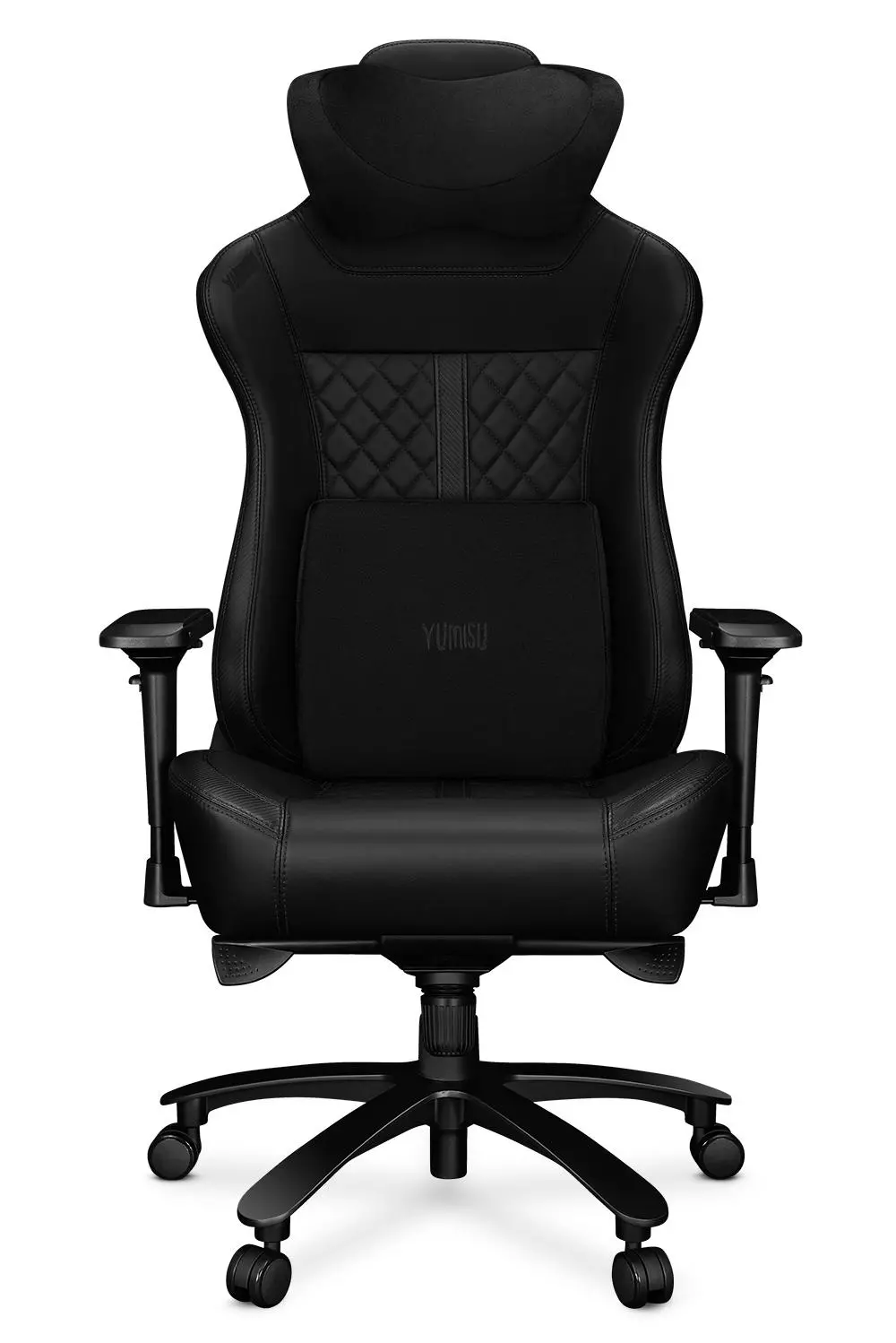 Fotel Yumisu 2052 Skóra  Biurowy do 180kg Skóra Eco Czarny