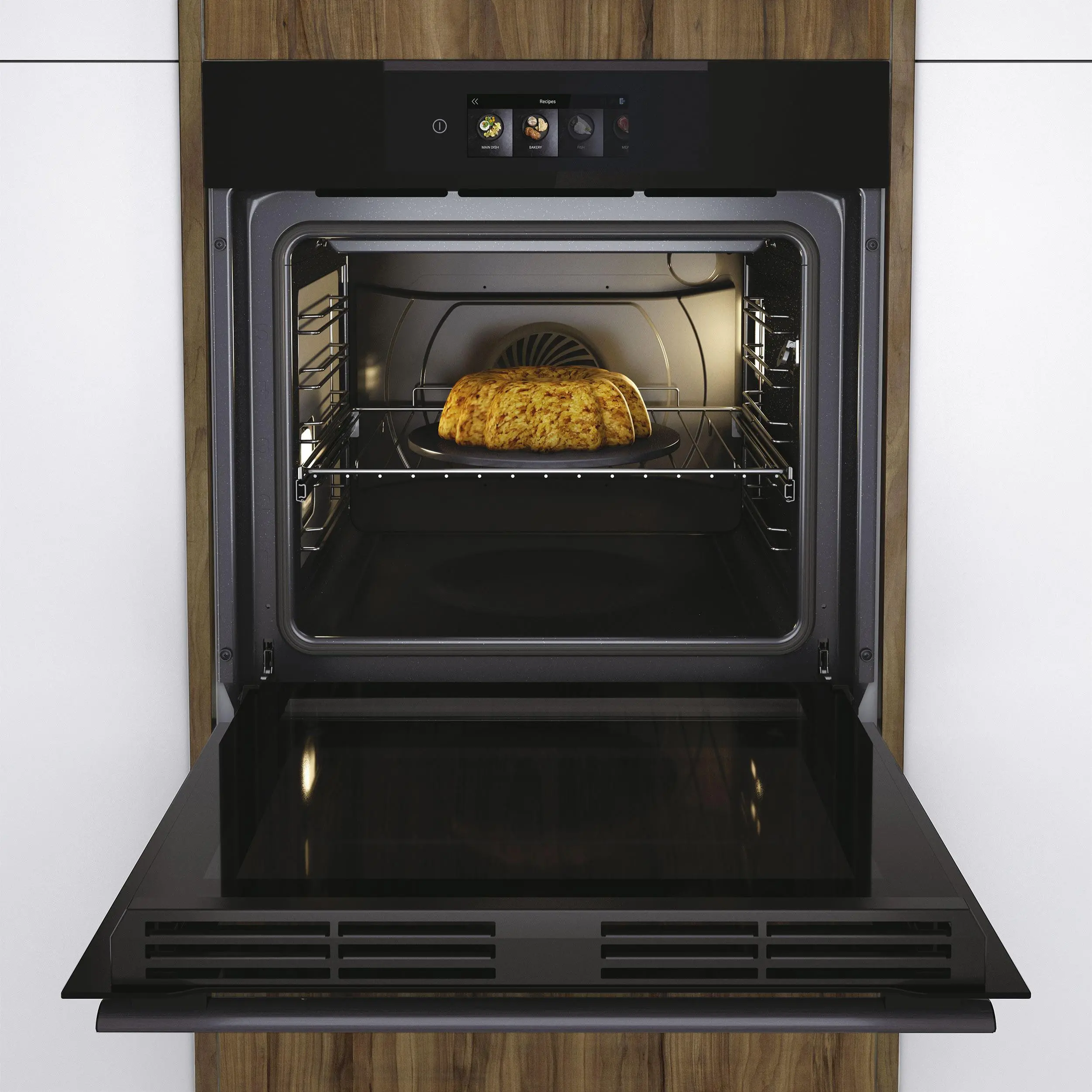 Piekarnik elektryczny Haier I-Touch 4 HWO60SM5T5BH Termoobieg Termosonda Czarny