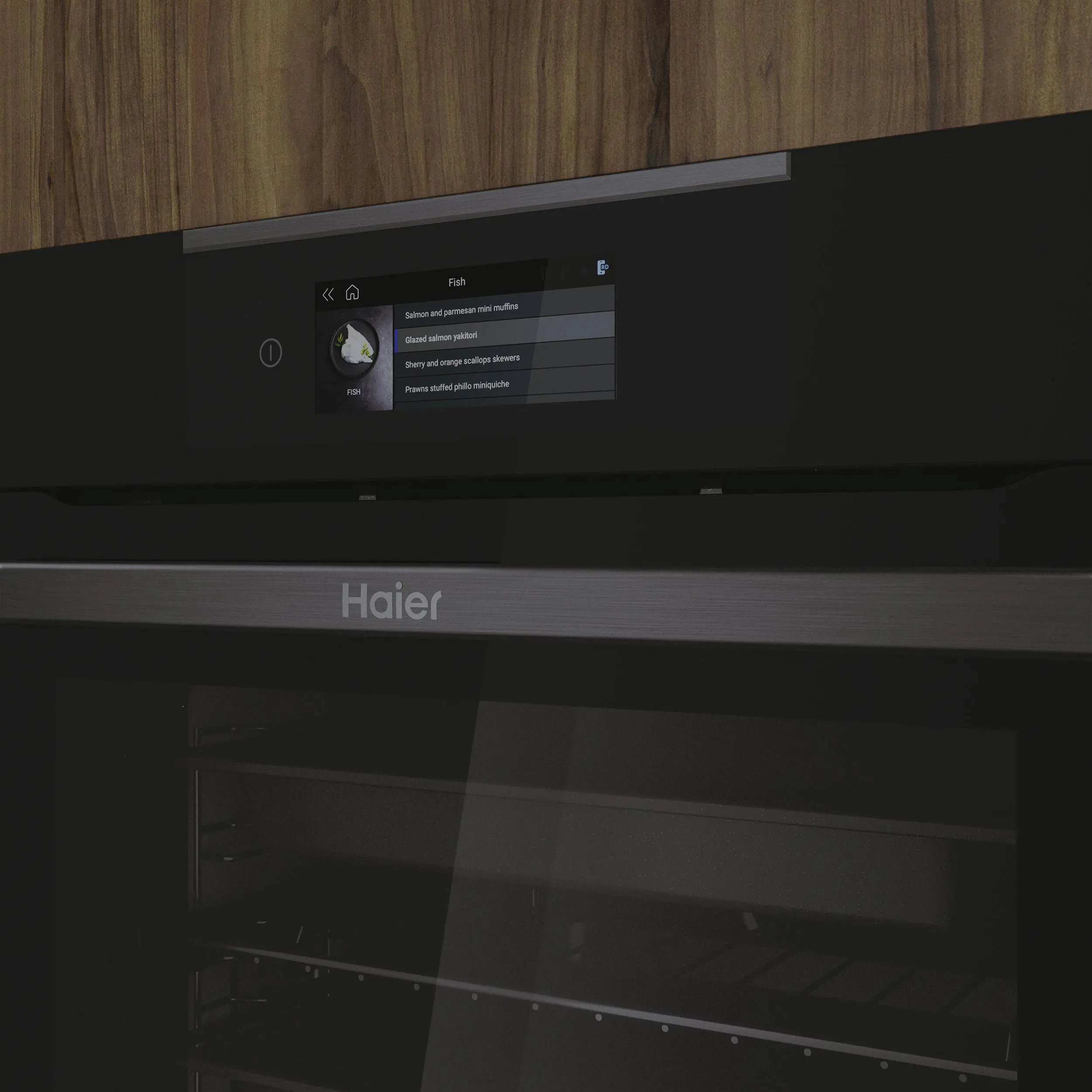 Piekarnik elektryczny Haier I-Touch 4 HWO60SM5T5BH Termoobieg Termosonda Czarny