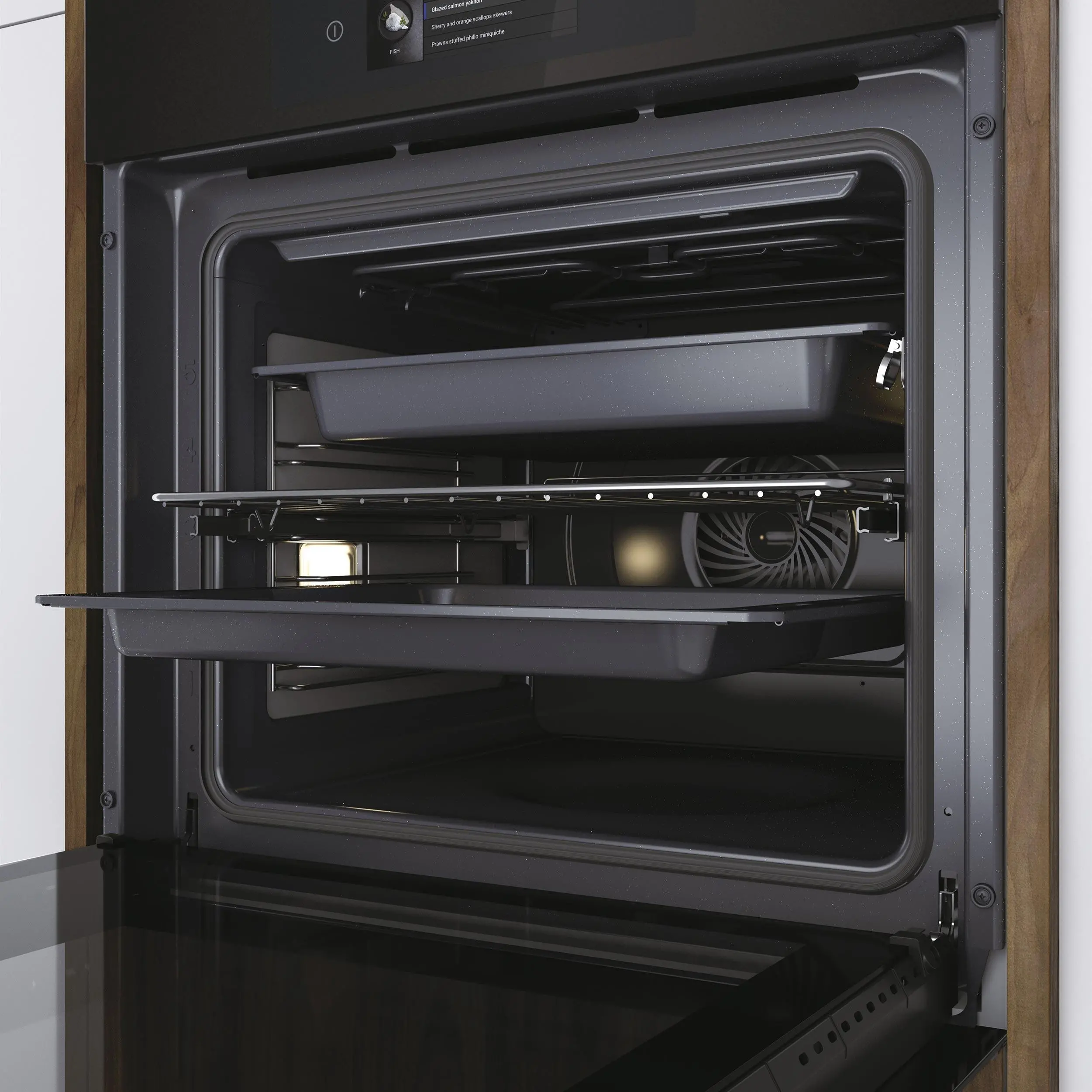 Piekarnik elektryczny Haier I-Touch 4 HWO60SM5T5BH Termoobieg Termosonda Czarny