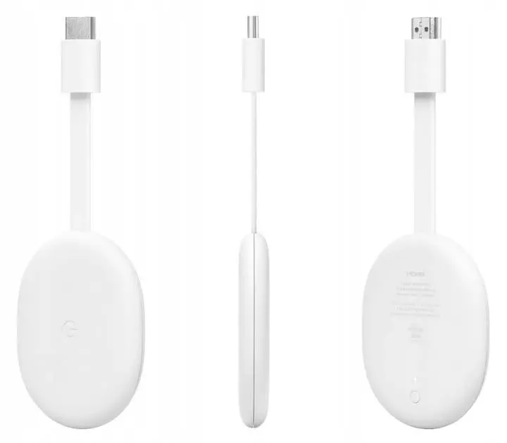 Odtwarzacz multimedialny Google Chromecast 4.0 z Google TV Snow