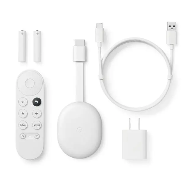 Odtwarzacz multimedialny Google Chromecast 4.0 z Google TV Snow