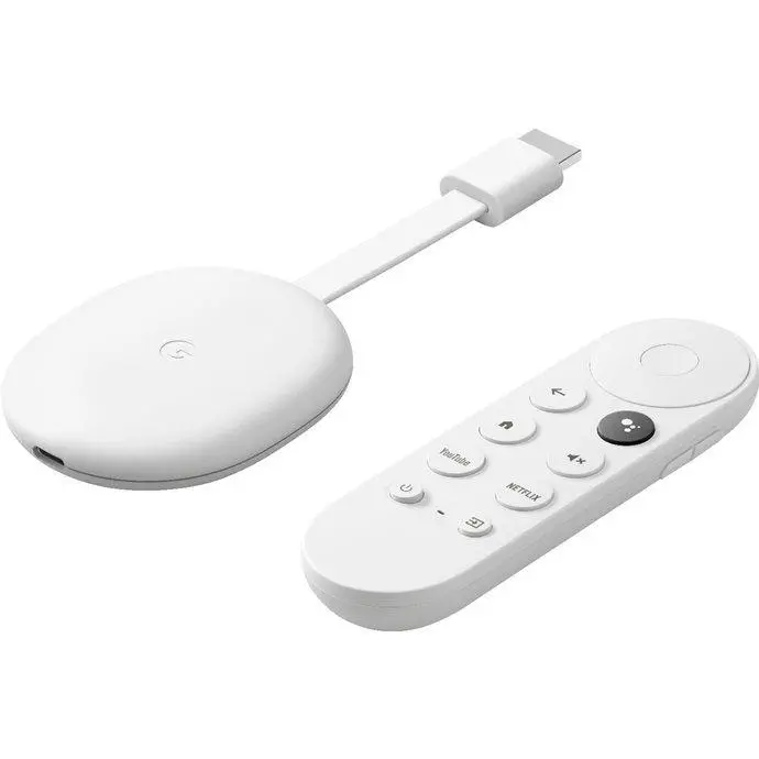 Odtwarzacz multimedialny Google Chromecast 4.0 z Google TV Snow