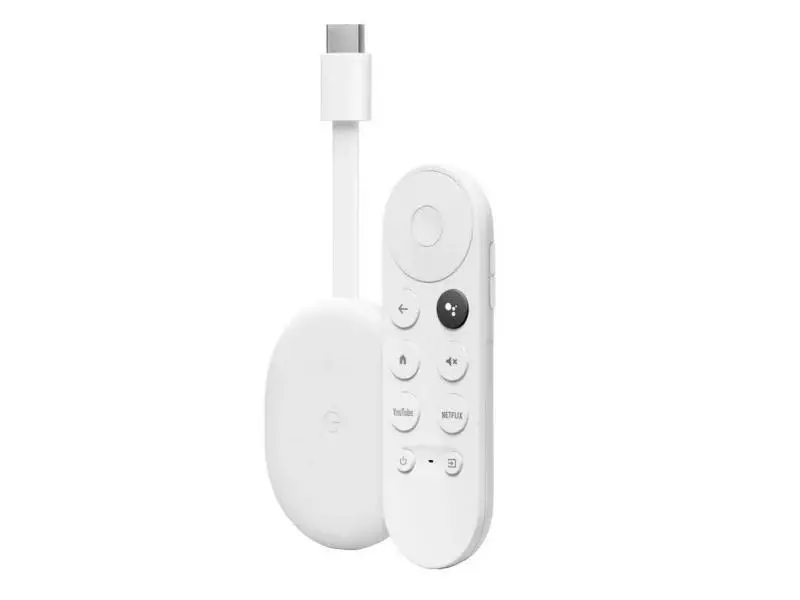 Odtwarzacz multimedialny Google Chromecast 4.0 z Google TV Snow