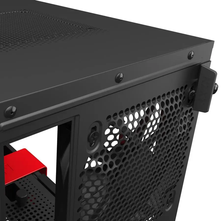 Obudowa NZXT H210 Czarno-czerwony