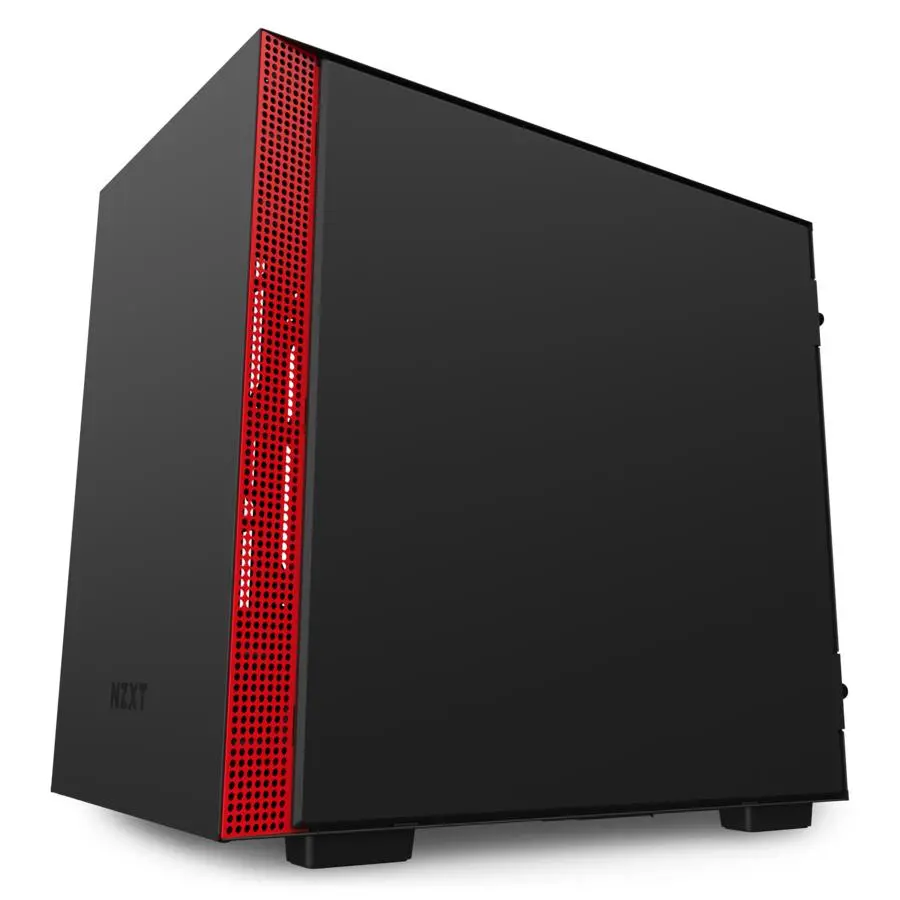 Obudowa NZXT H210 Czarno-czerwony