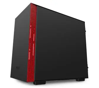 Obudowa NZXT H210  Czarno-czerwony