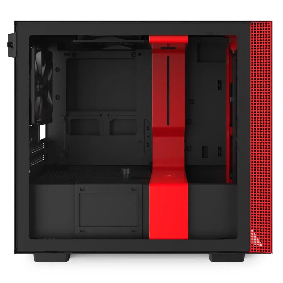 Obudowa NZXT H210 Czarno-czerwony