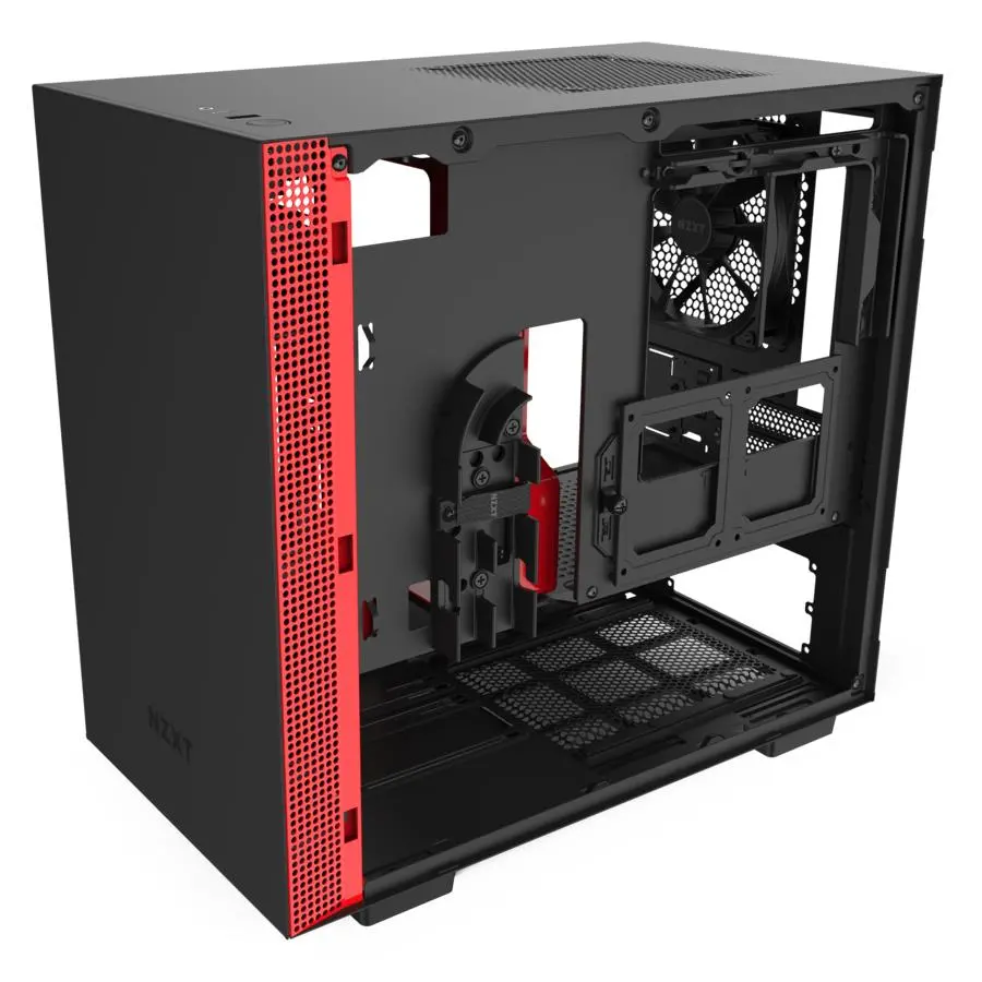 Obudowa NZXT H210 Czarno-czerwony