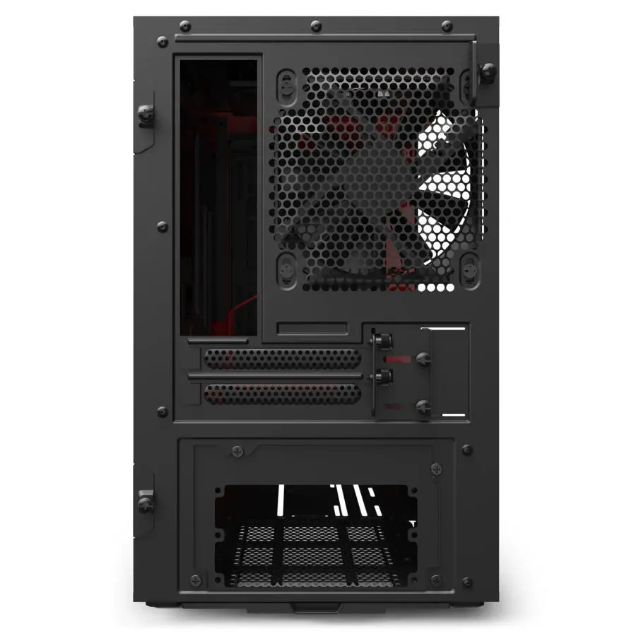 Obudowa NZXT H210 Czarno-czerwony