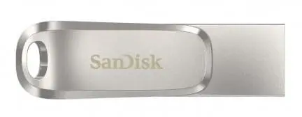 PenDrive SanDisk Ultra Dual Drive Luxe 128GB USB Typ C / USB 3.0 Srebrny