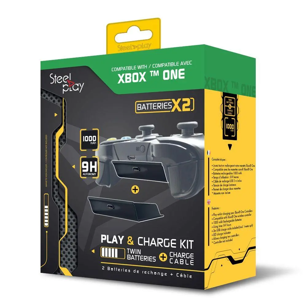 Zestaw SteelPlay Play&Charge Kit Xbox One