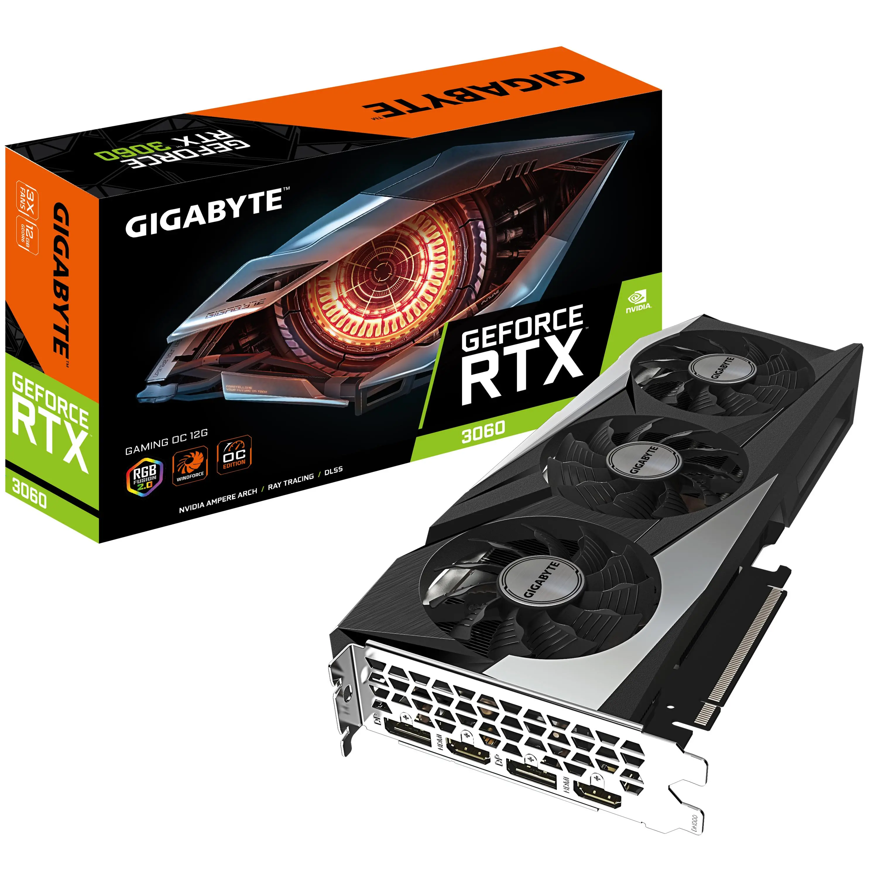 Karta graficzna Gigabyte GeForce RTX 3060 GAMING OC 12GB GDDR6 192bit DLSS
