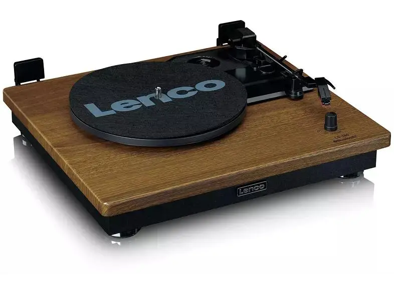 Gramofon Lenco LS-100WD Manualny Napęd paskowy Przedwzmacniacz Bluetooth Brązowy + głośniki