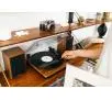 Gramofon Lenco LS-100WD Manualny Napęd paskowy Przedwzmacniacz Bluetooth Brązowy + głośniki