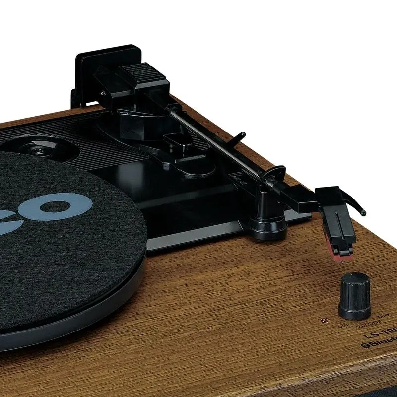 Gramofon Lenco LS-100WD Manualny Napęd paskowy Przedwzmacniacz Bluetooth Brązowy + głośniki