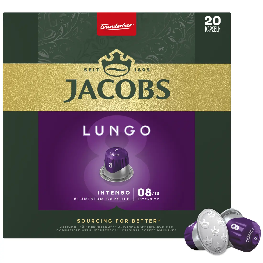 Kapsułki Jacobs Lungo 8 Intenso 20szt.