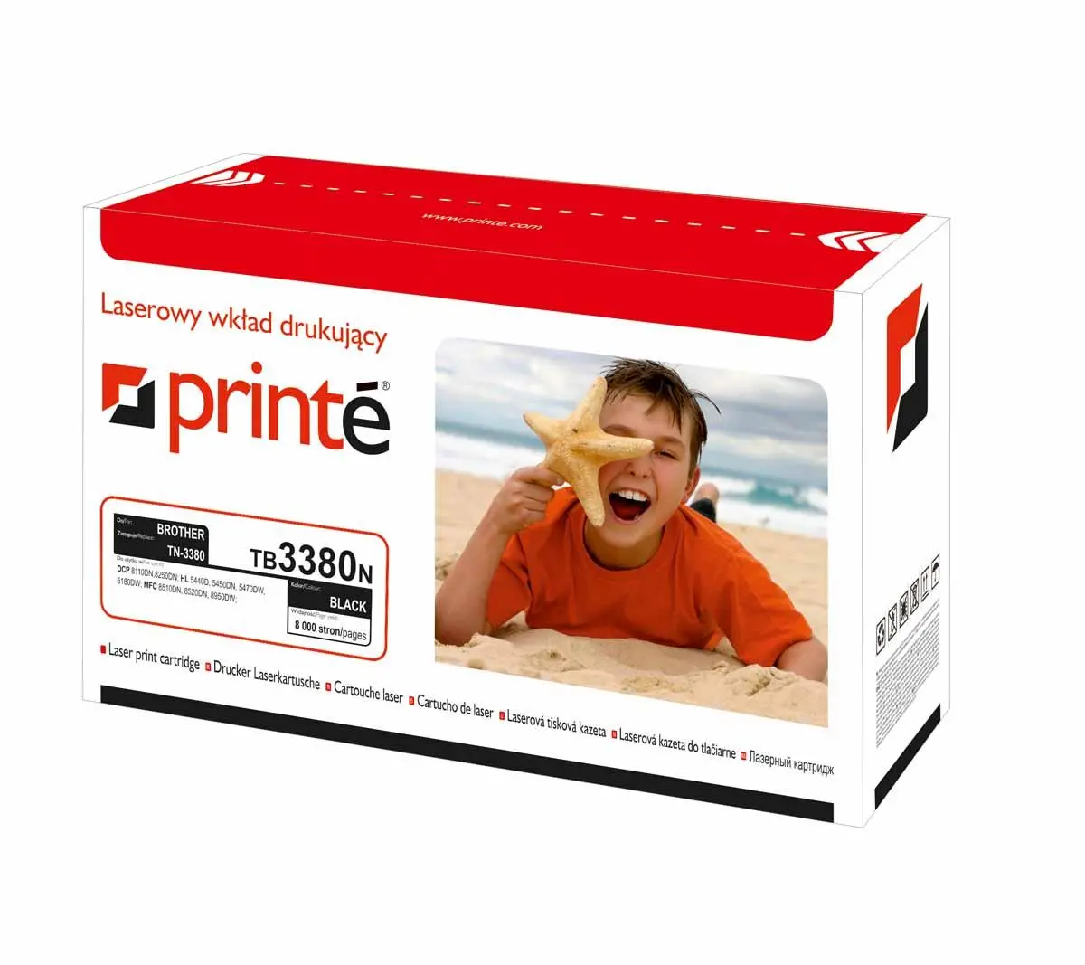 Toner Printe TB3380N (zamiennik TN-3380) Czarny