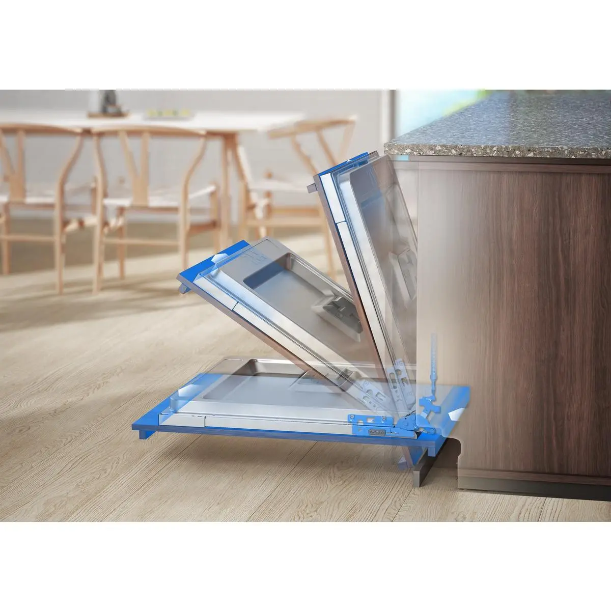 Zmywarka Electrolux 700 GlassCare EEM66331L 44,6cm Automatyczne otwieranie drzwi Szuflada na sztućce