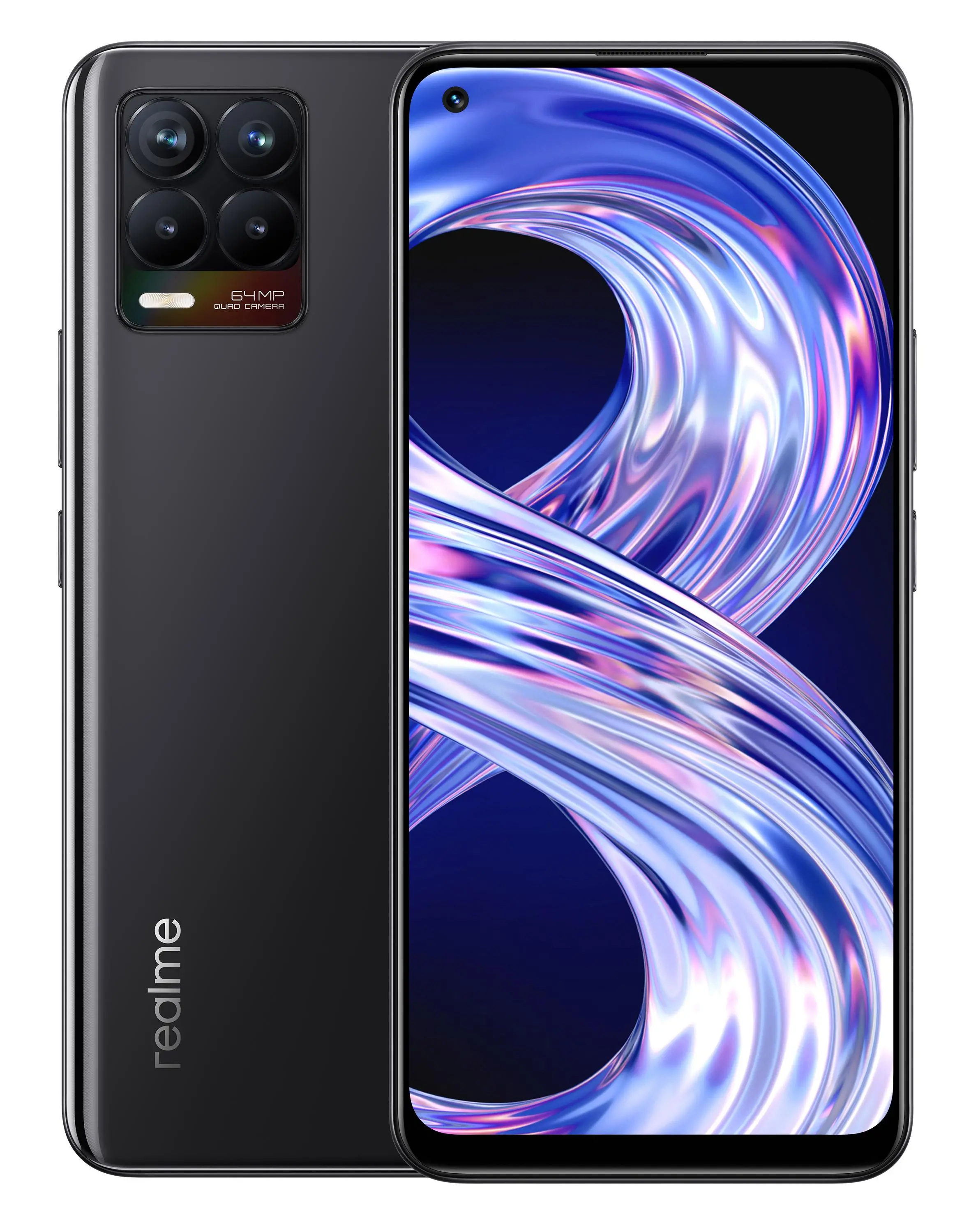Smartfon realme 8 6/128GB 6,4" 60Hz 64Mpix Czarny