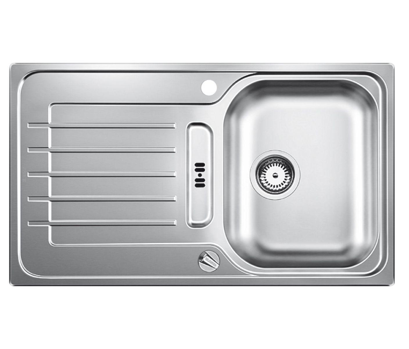 Zlewozmywak Blanco ZIA 45 S 514614 - stalowy - wpuszczany w blat - ociekacz